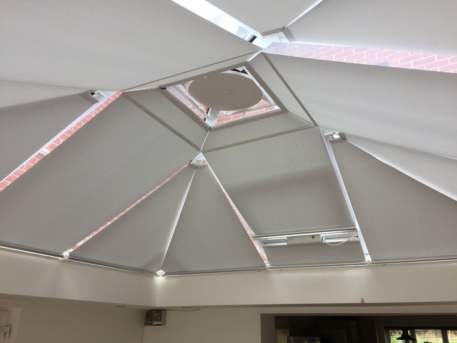 marla custom blinds - lantern roof roller blinds